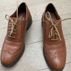 Oxford Cole Haan Leather Brown shoes